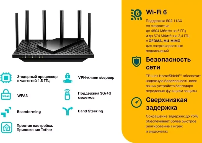 Роутер TP-Link Archer AX73