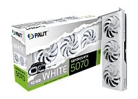 Palit - 12GB GeForce RTX5070 WHITE OC GDDR7 192bit 3-DP HDMI (NE75070U19K9-GB2050W)