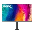 BenQ - 27" DesignVue PD2706UA 4K Monitor, IPS, 60Hz, 5mc, UHD(3840x2160), HDMI, Type C, KVM, Audio, Pivot, Ergo Stand, Black, Monitor for Mac (9H.LLKLB.QEP)