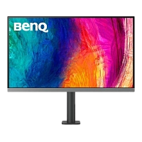 BenQ - 27" DesignVue PD2706UA 4K Monitor, IPS, 60Hz, 5mc, UHD(3840x2160), HDMI, Type C, KVM, Audio, Pivot, Ergo Stand, Black, Monitor for Mac (9H.LLKLB.QEP)