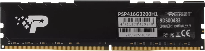 PATRIOT DDR4 16GB 3200MHz