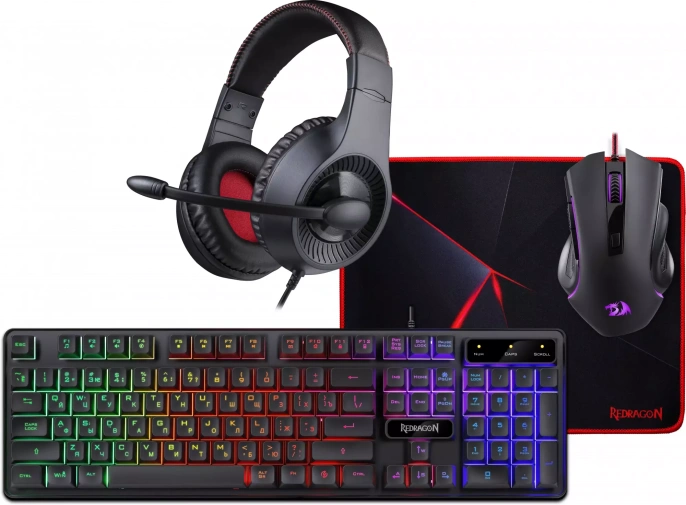 Комбо механическая клавиатура+мышь Redragon S117