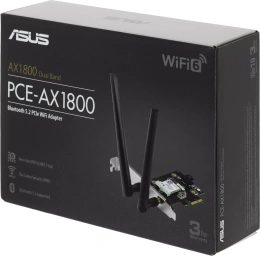 Сетевой адаптер Wi-Fi + Bluetooth ASUS PCE-AX1800