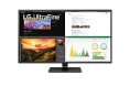 LG - 43" 43UN700-B 4K Monitor, IPS, 8mc, 65Hz, UHD (3840x2160), HDMI+Display Port, Type-C, Black