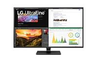 LG - 43" 43UN700-B 4K Monitor, IPS, 8mc, 65Hz, UHD (3840x2160), HDMI+Display Port, Type-C, Black
