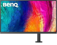 BenQ - 32" DesignVue PD3205UA 4K Monitor, IPS, 60Hz, 5mc, UHD(3840x2160), HDMI, Type C, Audio, Pivot, Ergo Stand, Black, Monitor for Mac (9H.LKGLA.TPP)
