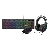 Игровой комплект клавиатура+мышь+коврик Gamdias POSEIDON E2 3-IN-1 Combo