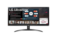 LG - 29" 29WP500-B UltraWide Monitor, IPS, 5mc, 75Hz, UWFHD (2560 x 1080), VGA+HDMI, Black (маркировка)
