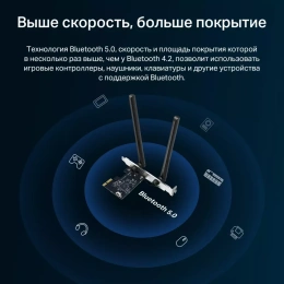 Сетевой адаптер Wi-Fi + Bluetooth MERCUSYS MA30E