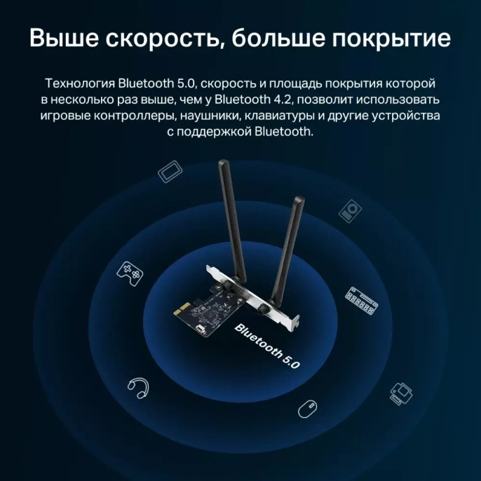 Сетевой адаптер Wi-Fi + Bluetooth MERCUSYS MA30E