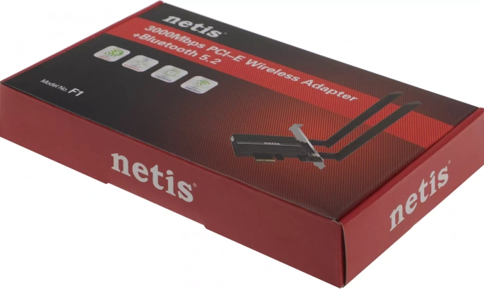 Сетевой адаптер Wi-Fi + Bluetooth NETIS F1