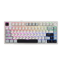 Клавиатура механическая проводная AULA F75 (проводное подключение) white