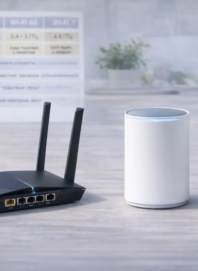 Как выбрать Wi-Fi роутер в 2026: Wi-Fi 6 / 6E / 7, Mesh, покрытие, 2.5G и настройки
