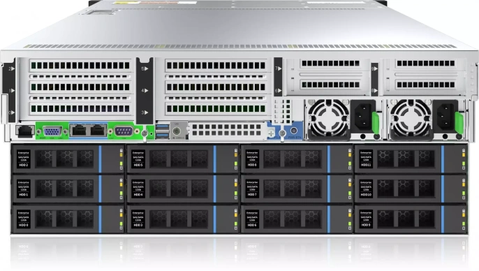 Сервер IRU Rock g4236ag3 2x7313 2x32Gb DDR4 ECC REG 9361-16i 2x1300W AST2500 (2098238)