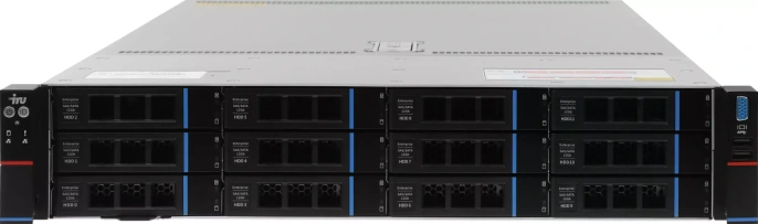 Сервер IRU Rock g2212ag3 2x7643 4x32Gb DDR4 ECC REG 9361-8I 2x1600W AST2500 (2109203)