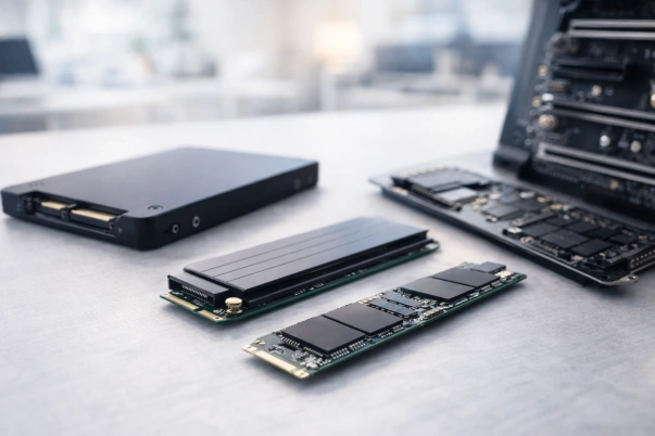 Как выбрать SSD в 2026 году: NVMe или SATA, M.2, объём, ресурс (TBW) и охлаждение — без ошибок