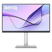 BenQ - 27" MA270U 4K Monitor, IPS, 60Hz, 5mc, UHD(3840x2160), HDMI, Type C, Audio, Pivot, Black, Monitor for Mac (9H.LMWLB.QBP)