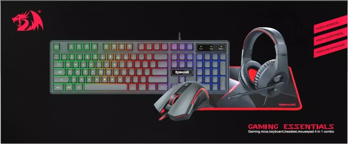 Комбо механическая клавиатура+мышь Redragon S117