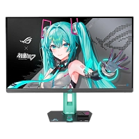 ASUS - 27" ROG Strix XG27ACMEG-G Hatsune Miku Edition Gaming Monitor, IPS, 260Hz, QHD(2560 x 1440)2K, 0,03ms, USB Type-C, HDR400, Black (90LM0C7U-B01371)