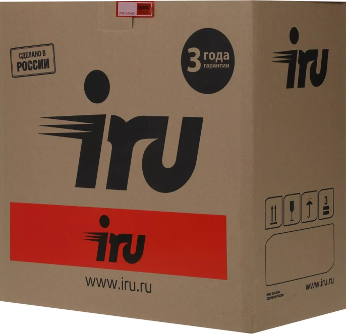 Сервер IRU Rock w9102e 1xE-2224G 1x16Gb DDR4 ECC 1x1024Gb M.2 SSD C242 1x500W AST2500 (2102267)